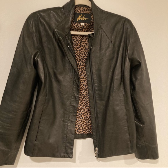 Jackets & Blazers - Neto black leather jacket